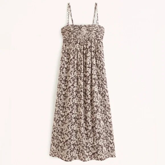 Abercrombie & Fitch Crinkle Texture Maxi Dress Size Small - Picture 1 of 5